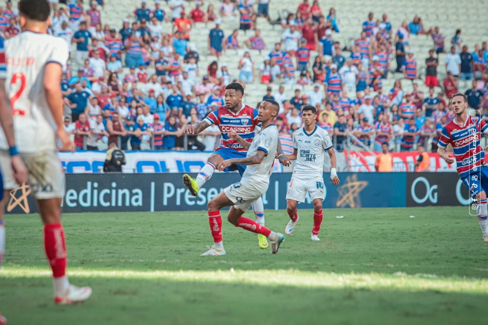 Marinho durante Fortaleza x Bahia