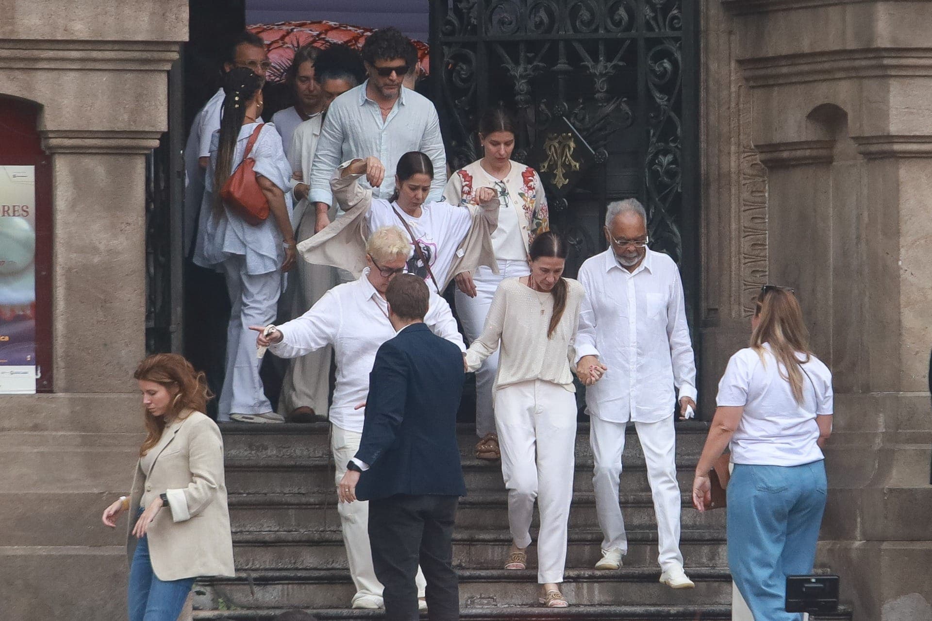 Gilberto Gil no velório da filha, Preta Gil