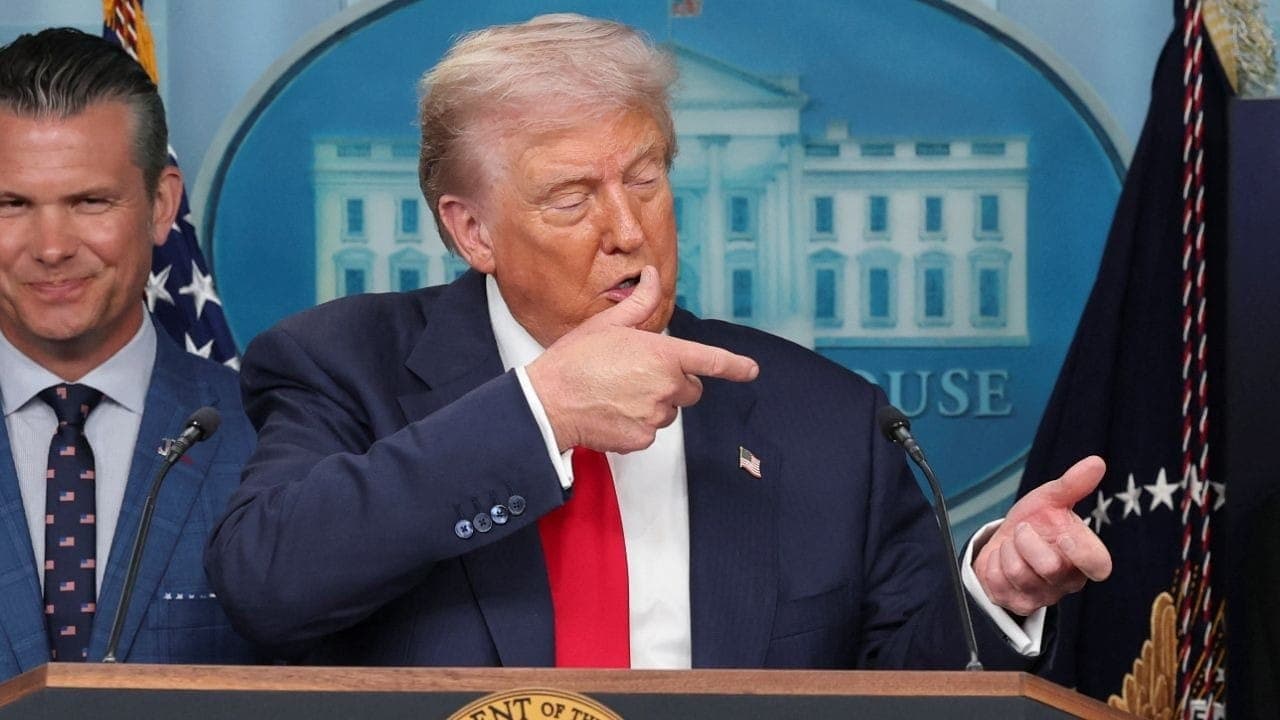 Donald Trump exibiu vídeo do ataque contra suposta embarcação venezuelana