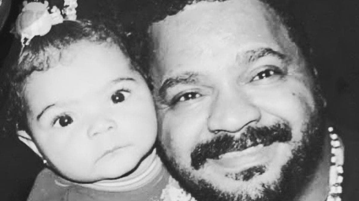 Arlindo Cruz e a filha, Flora Cruz