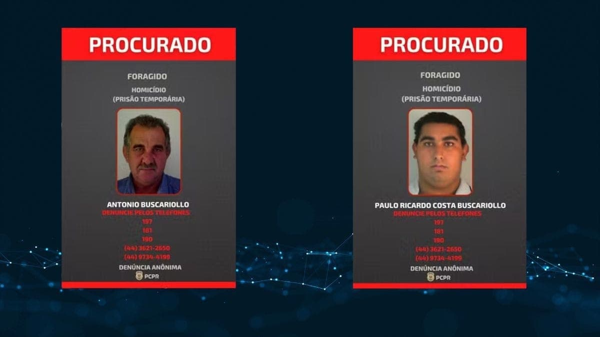 Pai e Filho são procurados pela polícia no PR