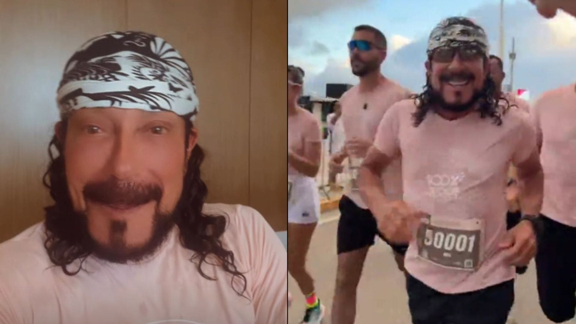 Bell Marques passou mal em corrida