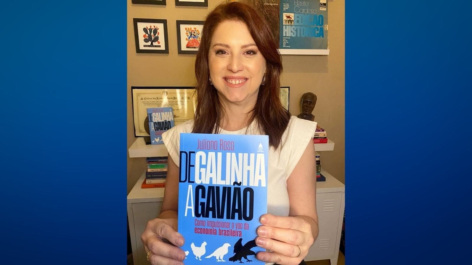 Juliana Rosa lança livro em SP