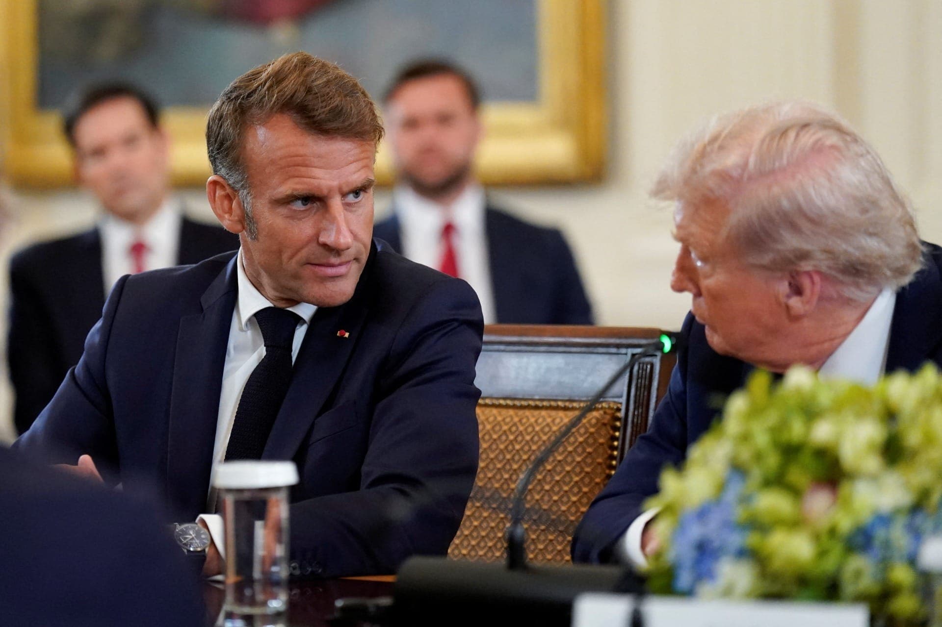 Emmanuel Macron e Donald Trump