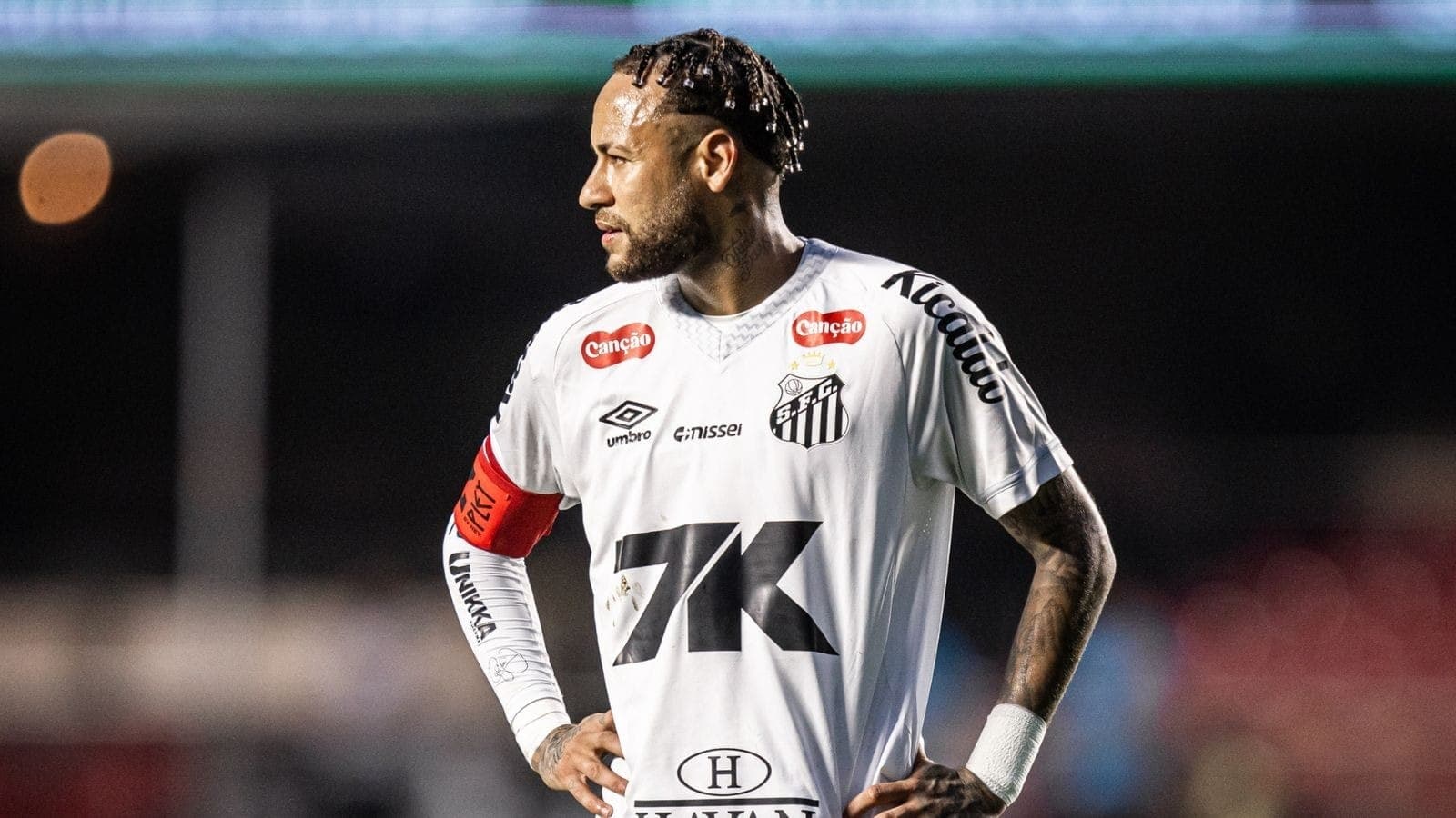 Neymar, atacante do Santos