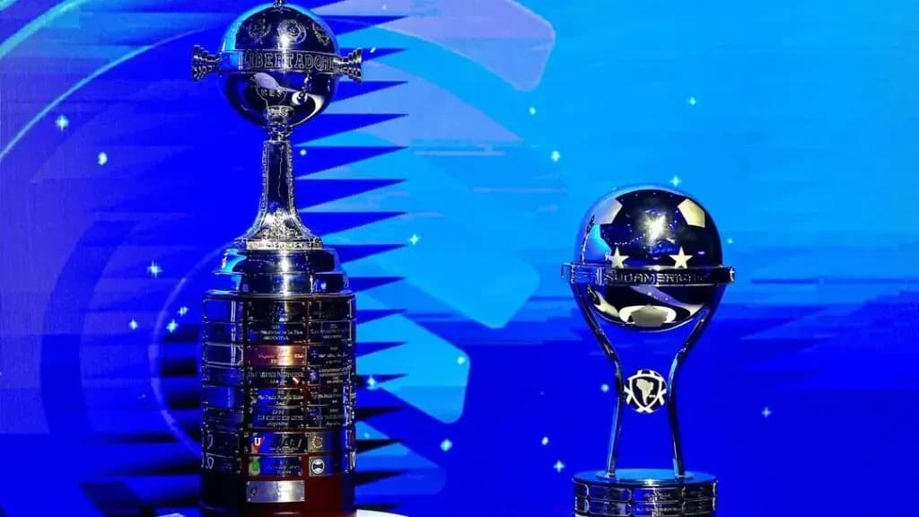Taças da Libertadores e da Sul-Americana