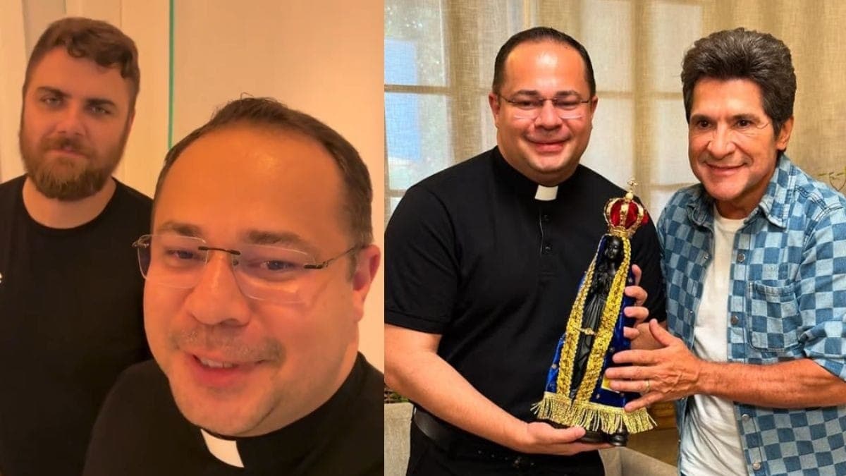  Padre Luiz Henrique com Zé Neto e Daniel