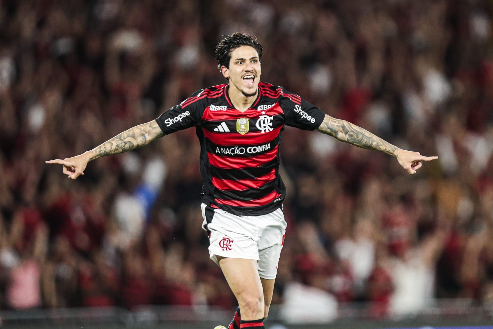 Pedro, atacante do Flamengo