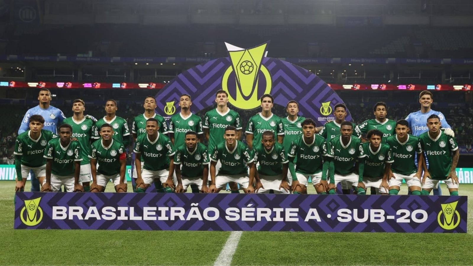 Palmeiras sub-20, campeão brasileiro de 2025
