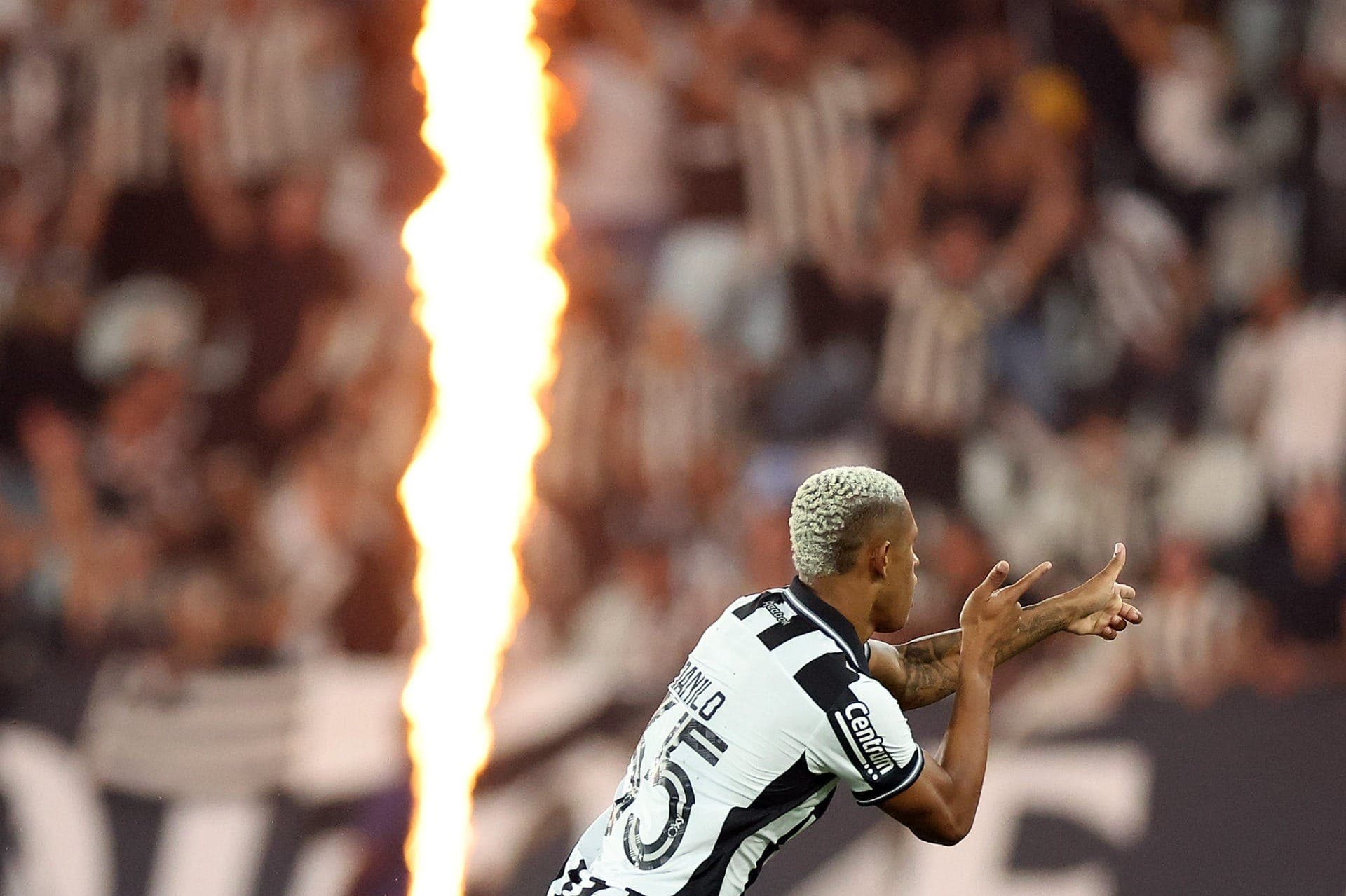 Danilo comemora gol do Botafogo