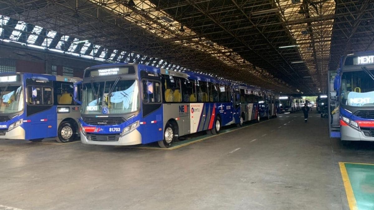 Imagem ilustrativa de ônibus intermunicipais operados pela Next Mobilidade 