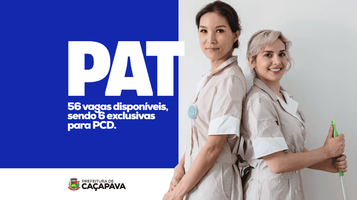PAT de Caçapava divulga mais de 50 novas oportunidades de emprego