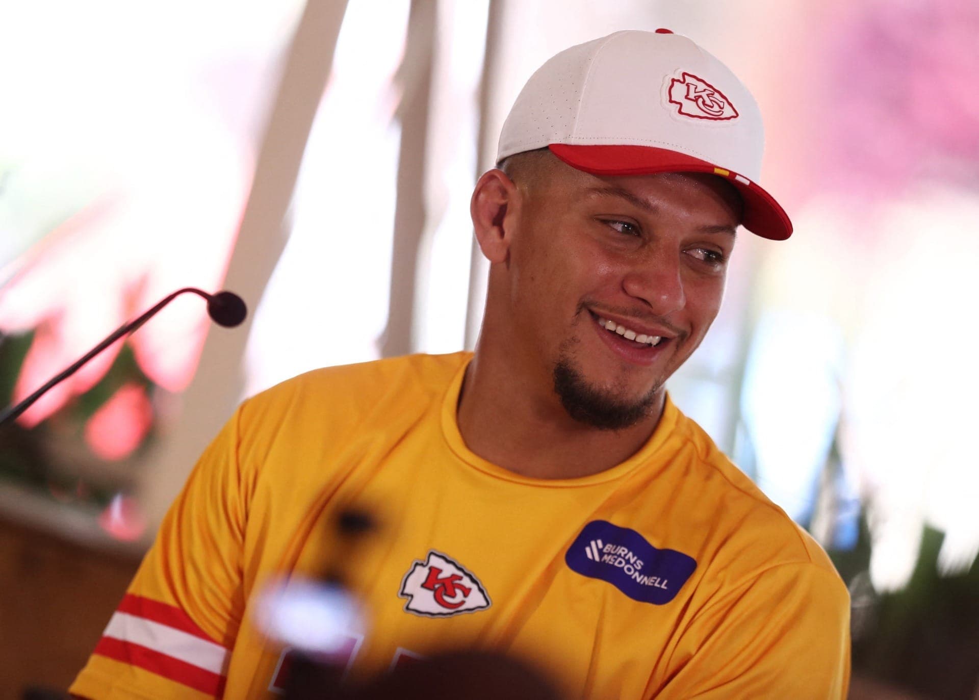Patrick Mahomes em São Paulo