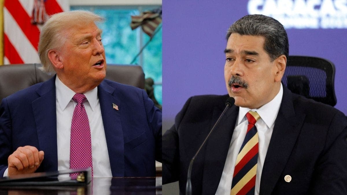 Donald Trump e Nicolás Maduro