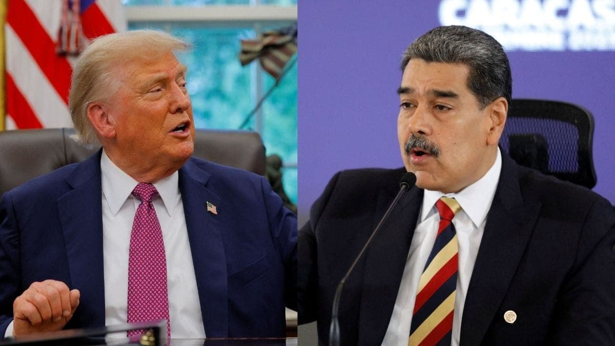 Donald Trump e Nicolás Maduro
