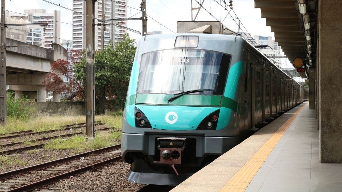 Trem operado pela ViaMobilidade