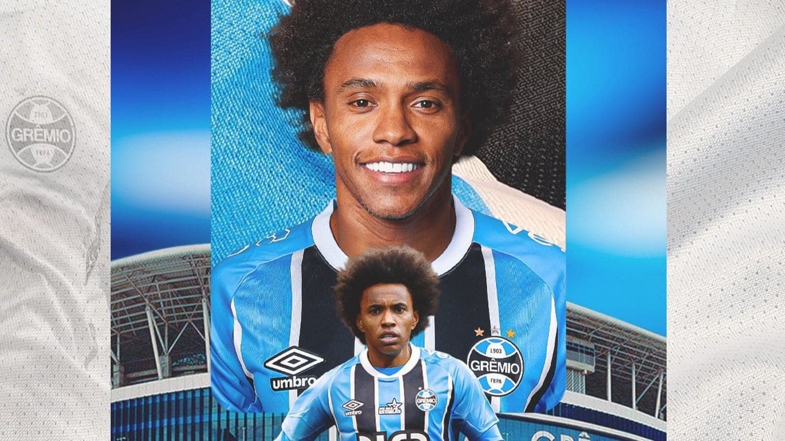 Willian assina com o Grêmio