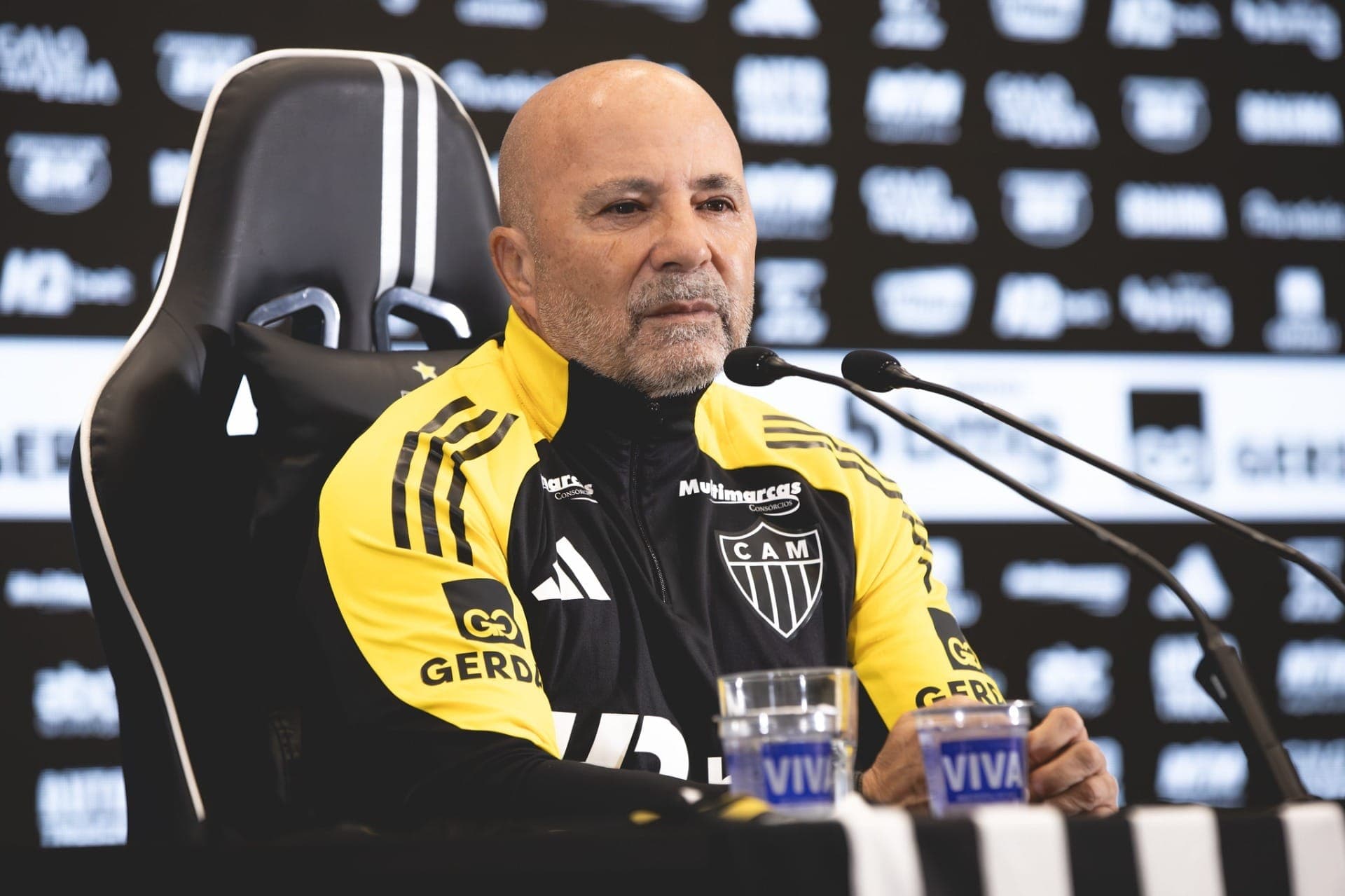 Jorge Sampaoli, novo treinador do Atlético-MG