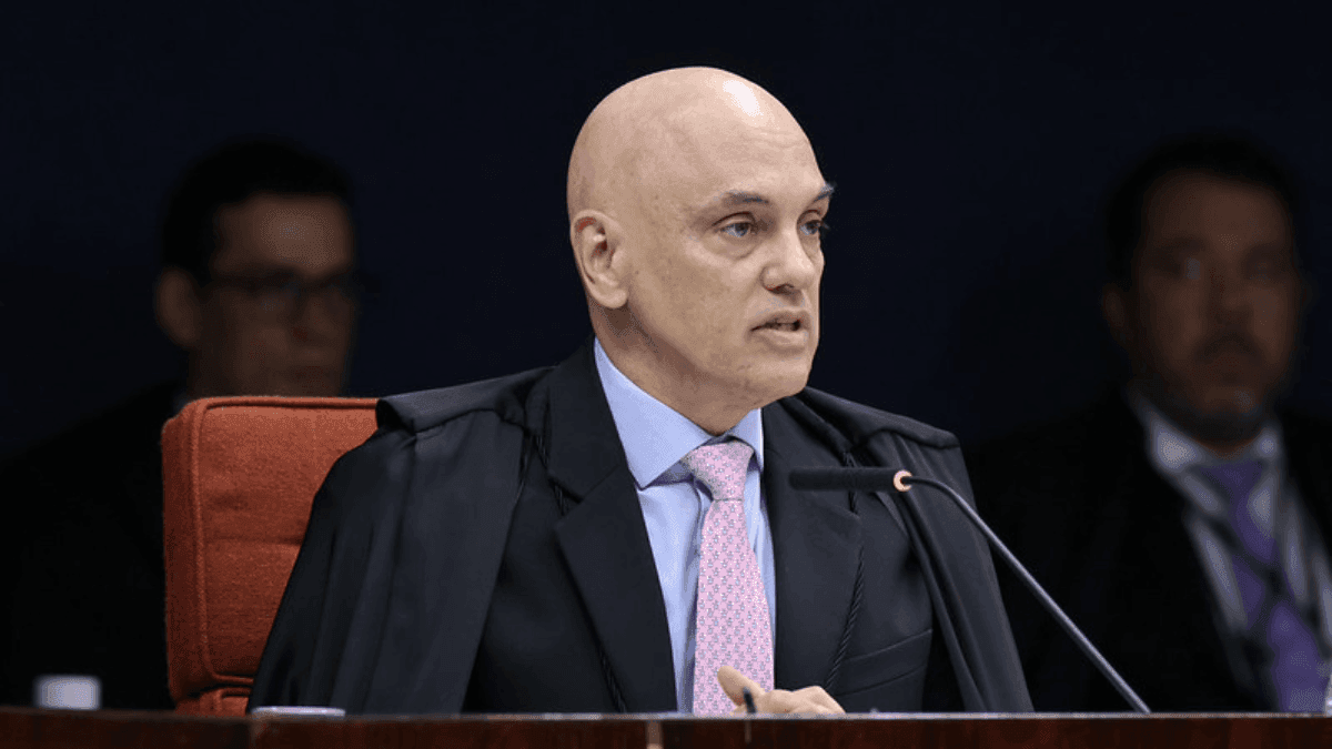 Alexandre de Moraes em julgamento no STF