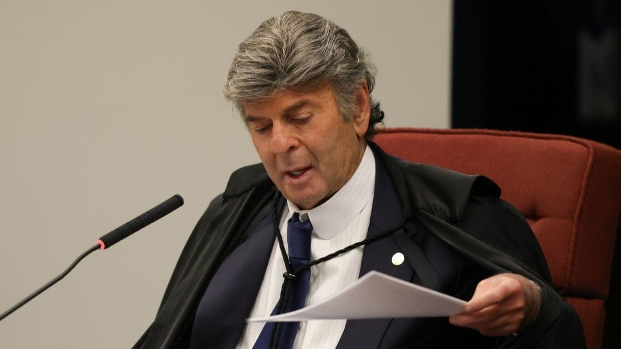 Luiz Fux em julgamento de Bolsonaro no STF