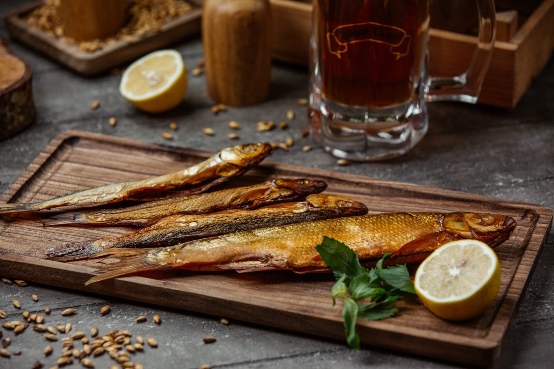 Peixe defumado