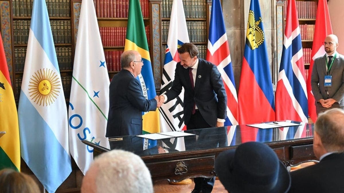 Assinatura de acordo Mercosul-EFTA