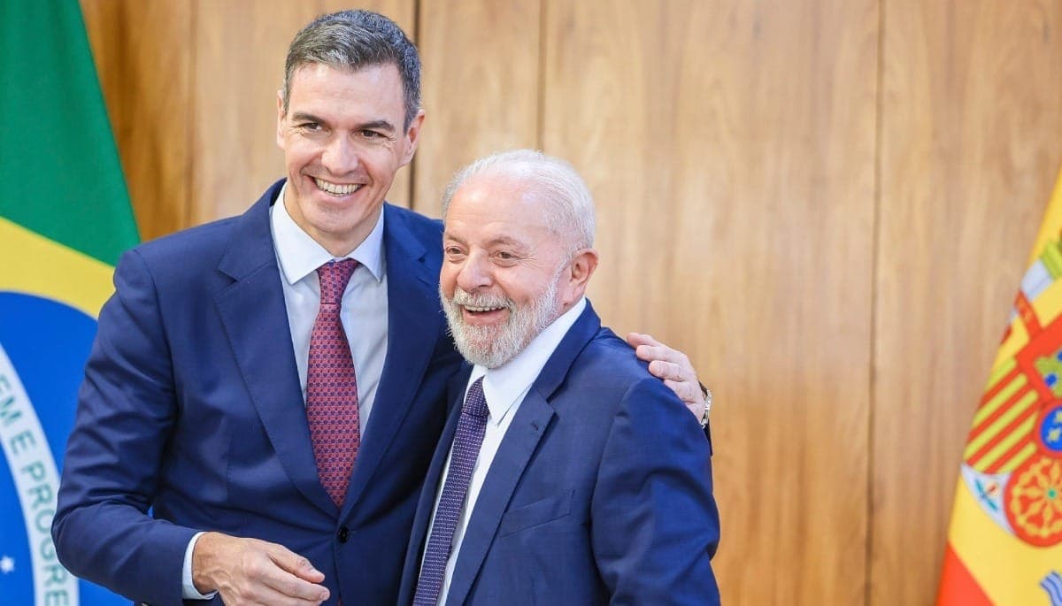 Pedro Sánchez e Lula