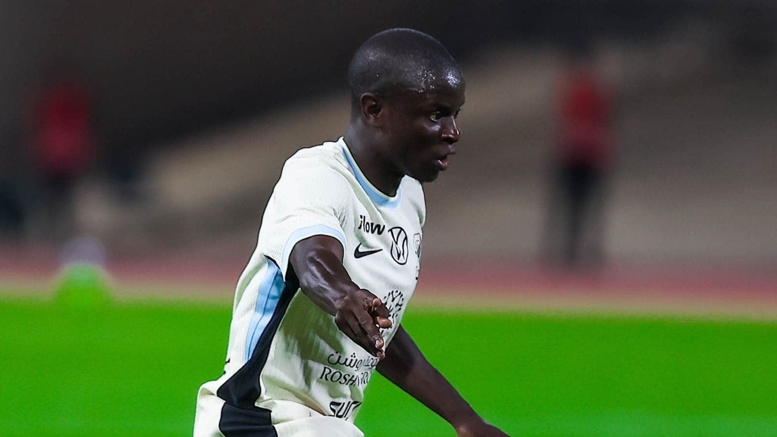Kanté, em ação pelo Al Ittihad