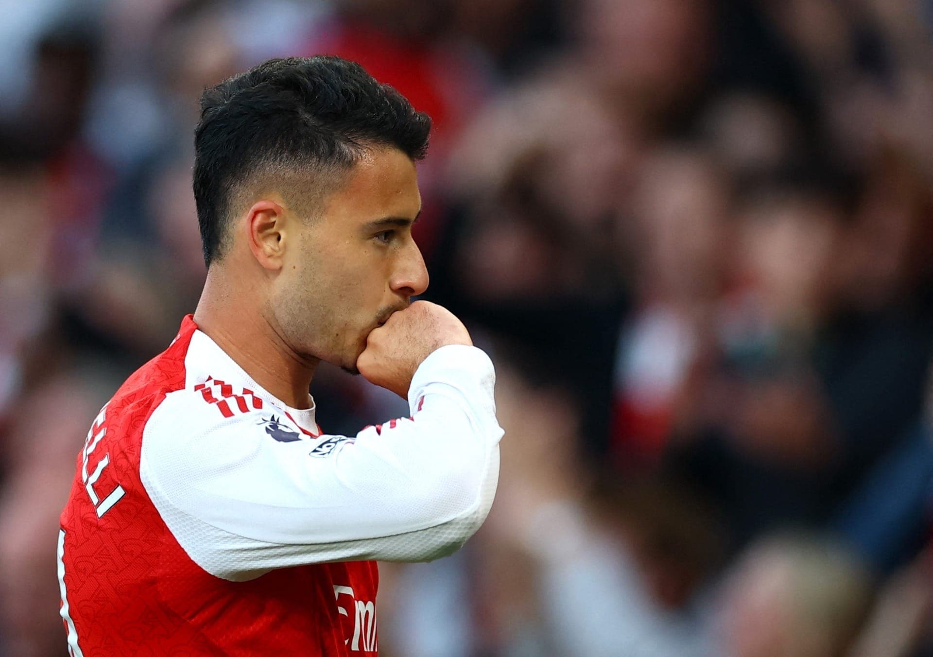 Martinelli comemora gol do Arsenal