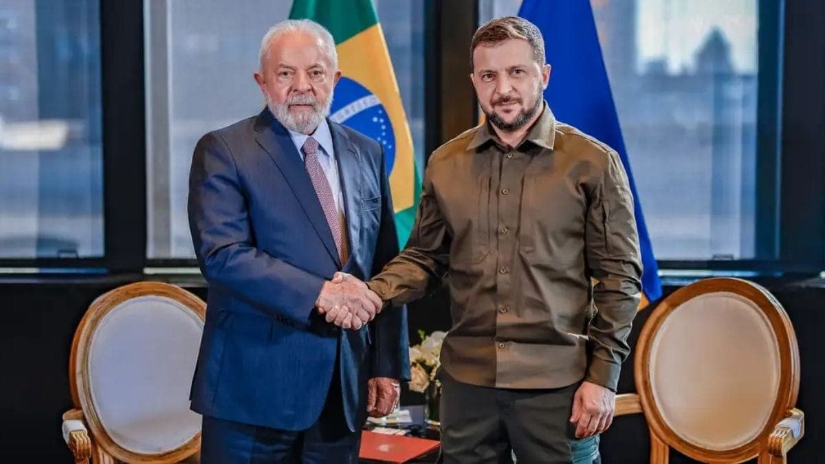 Zelesnky quer reunião com Lula em Nova Yorky