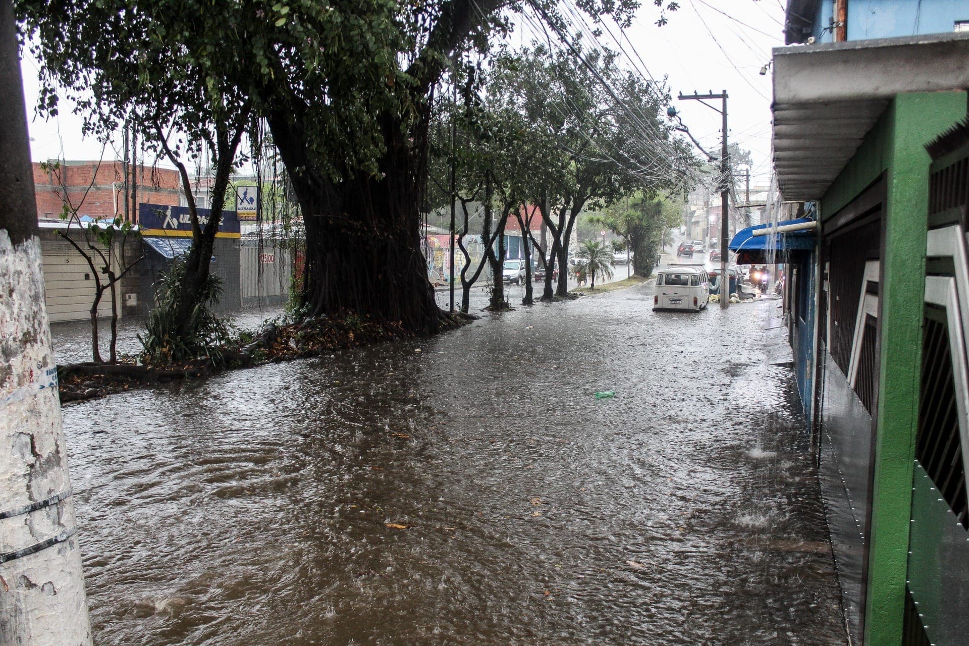 Chuvas atingem o estado de São Paulo