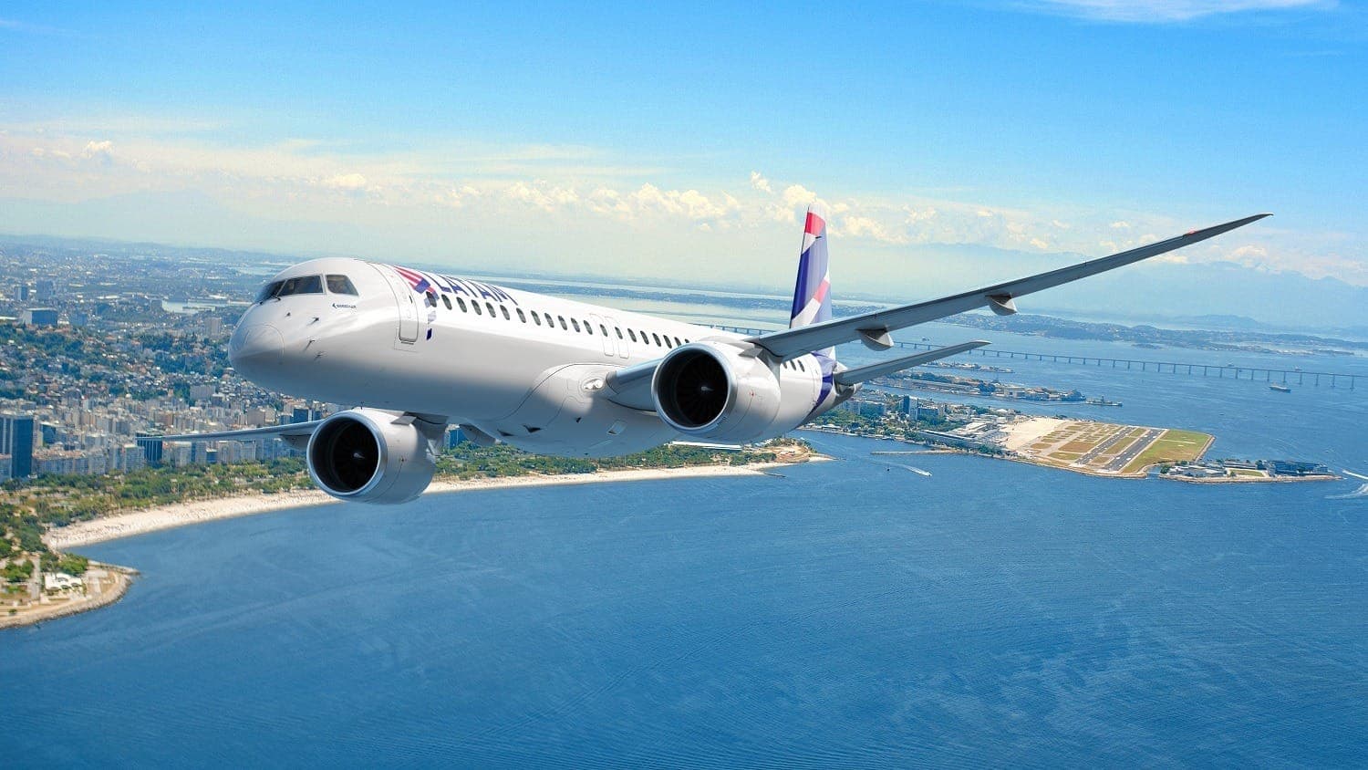 Latam anuncia compra de até 74 aviões da Embraer