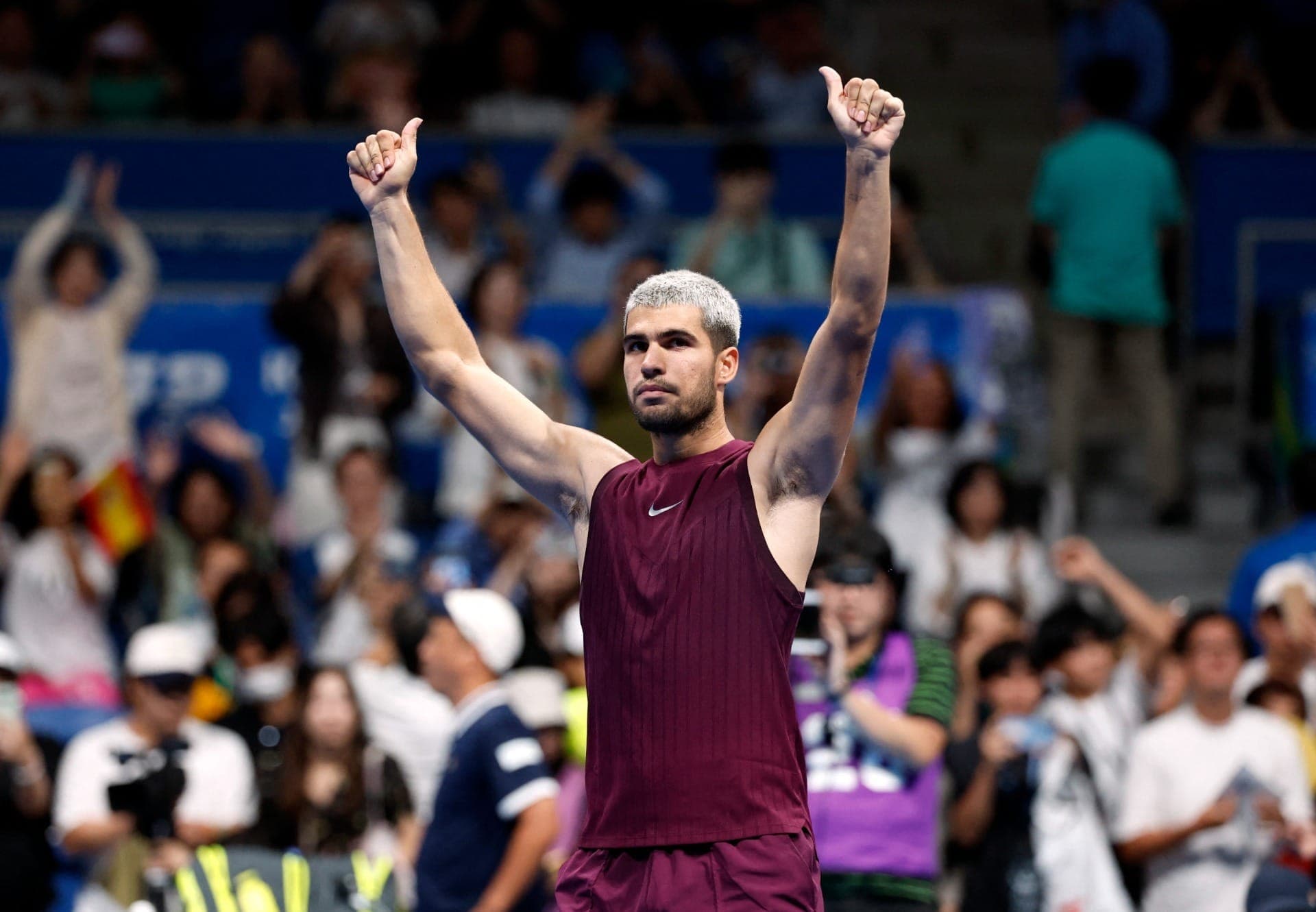 Carlos Alcaraz no ATP de Tóquio