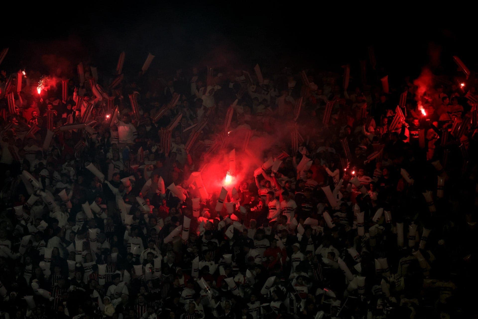 Torcida do São Paulo no Morumbi