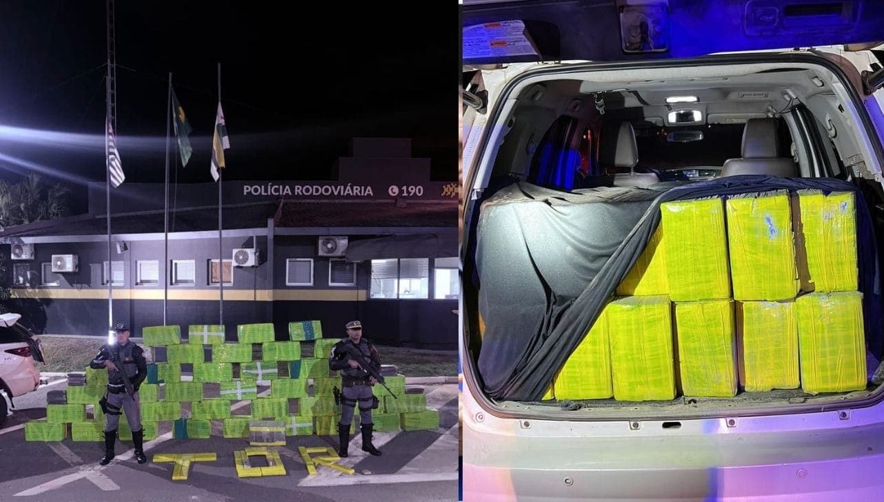 Apreensão foi na madrugada deste sábado 