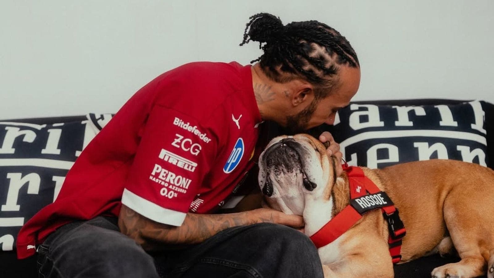 Lewis Hamilton e Roscoe
