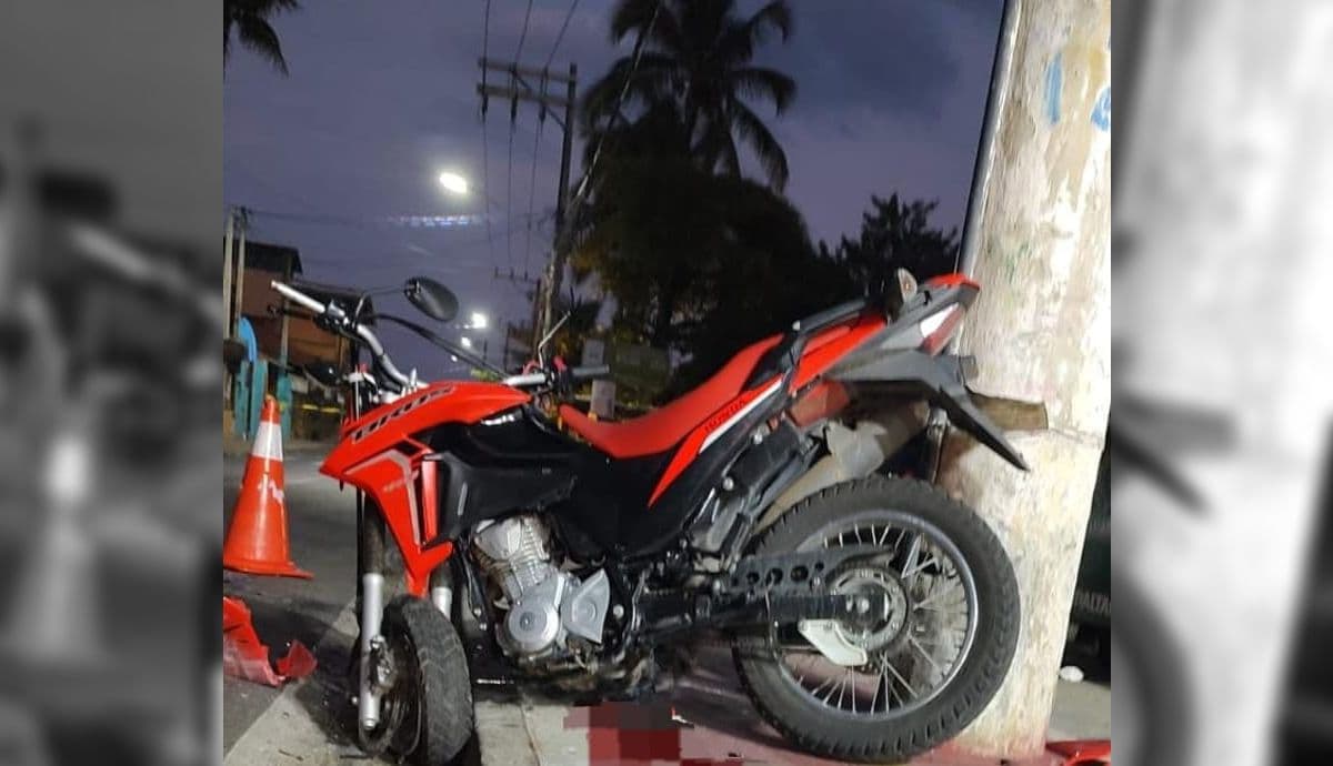 Acidente ocorreu na Avenida Brasil