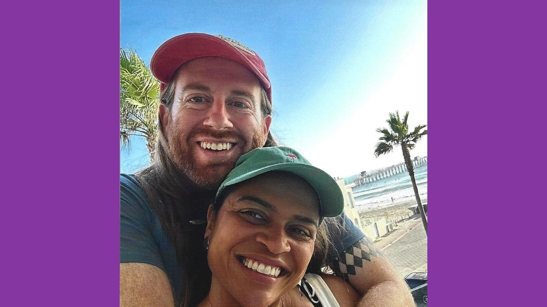 Bárbara Marques e o marido, Tucker May