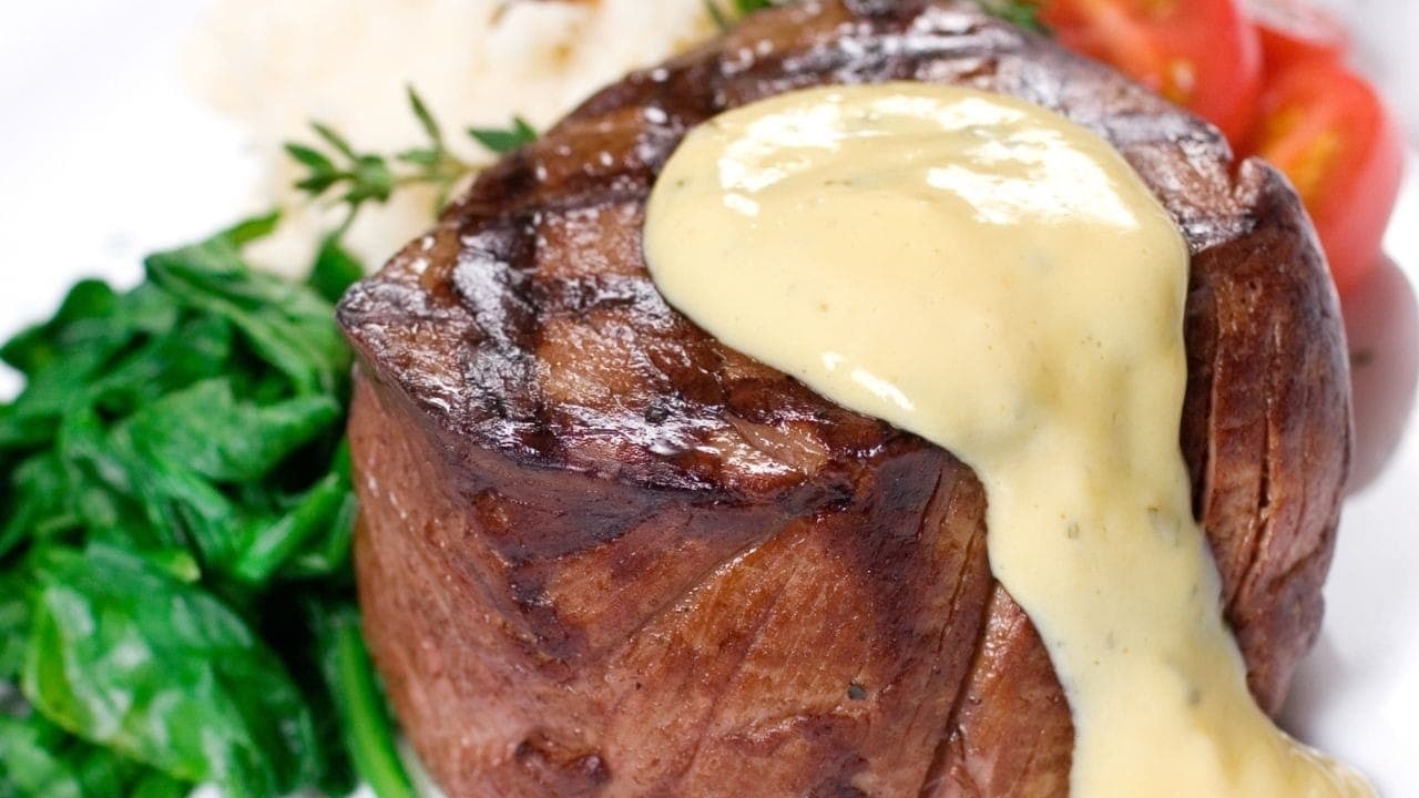 Filé mignon bovino com maracujá e mostarda