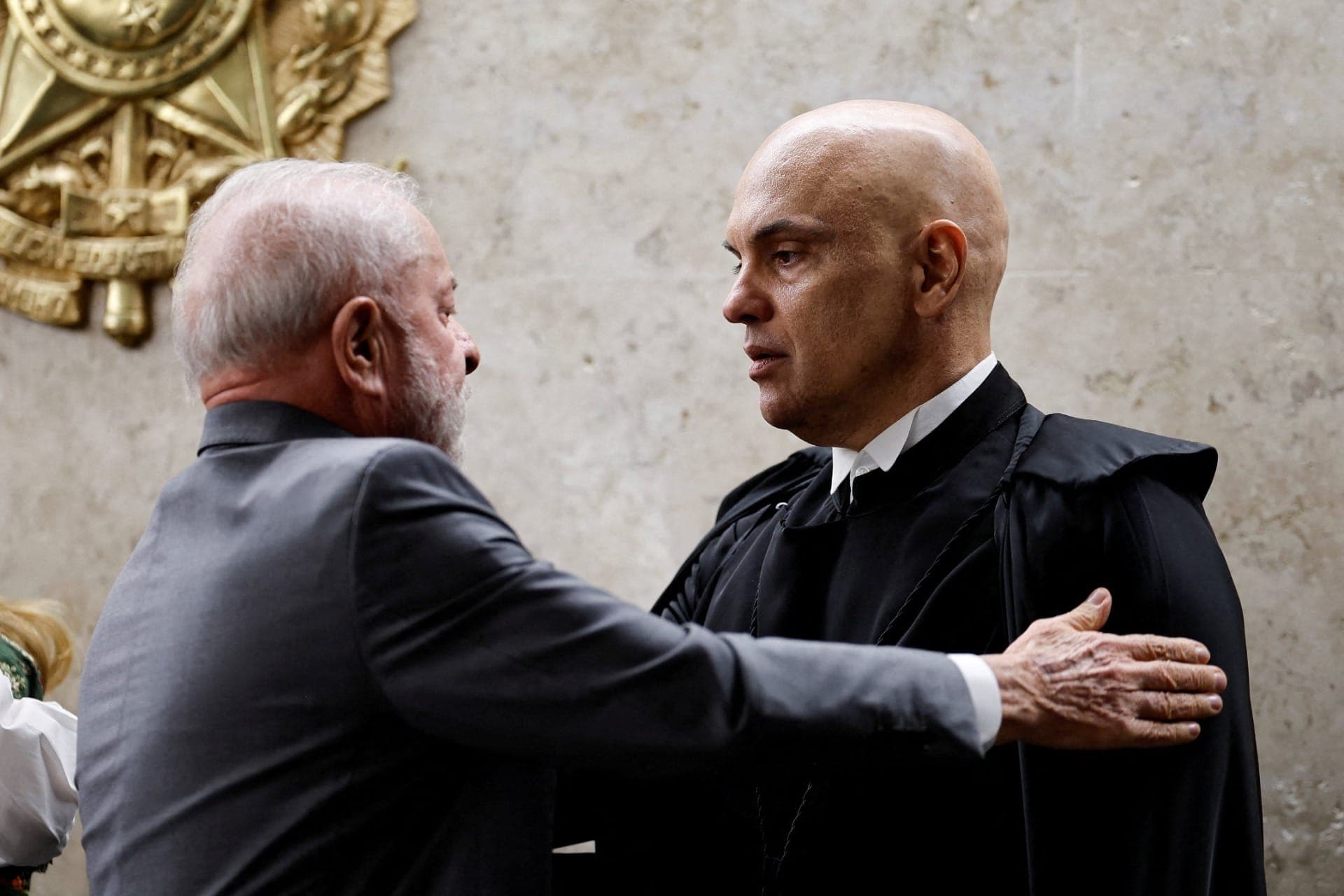 Lula e Alexandre de Moraes são corintianos 