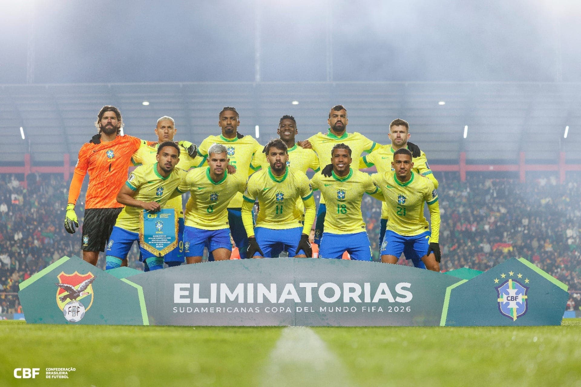 Seleção Brasileira contra a Bolívia