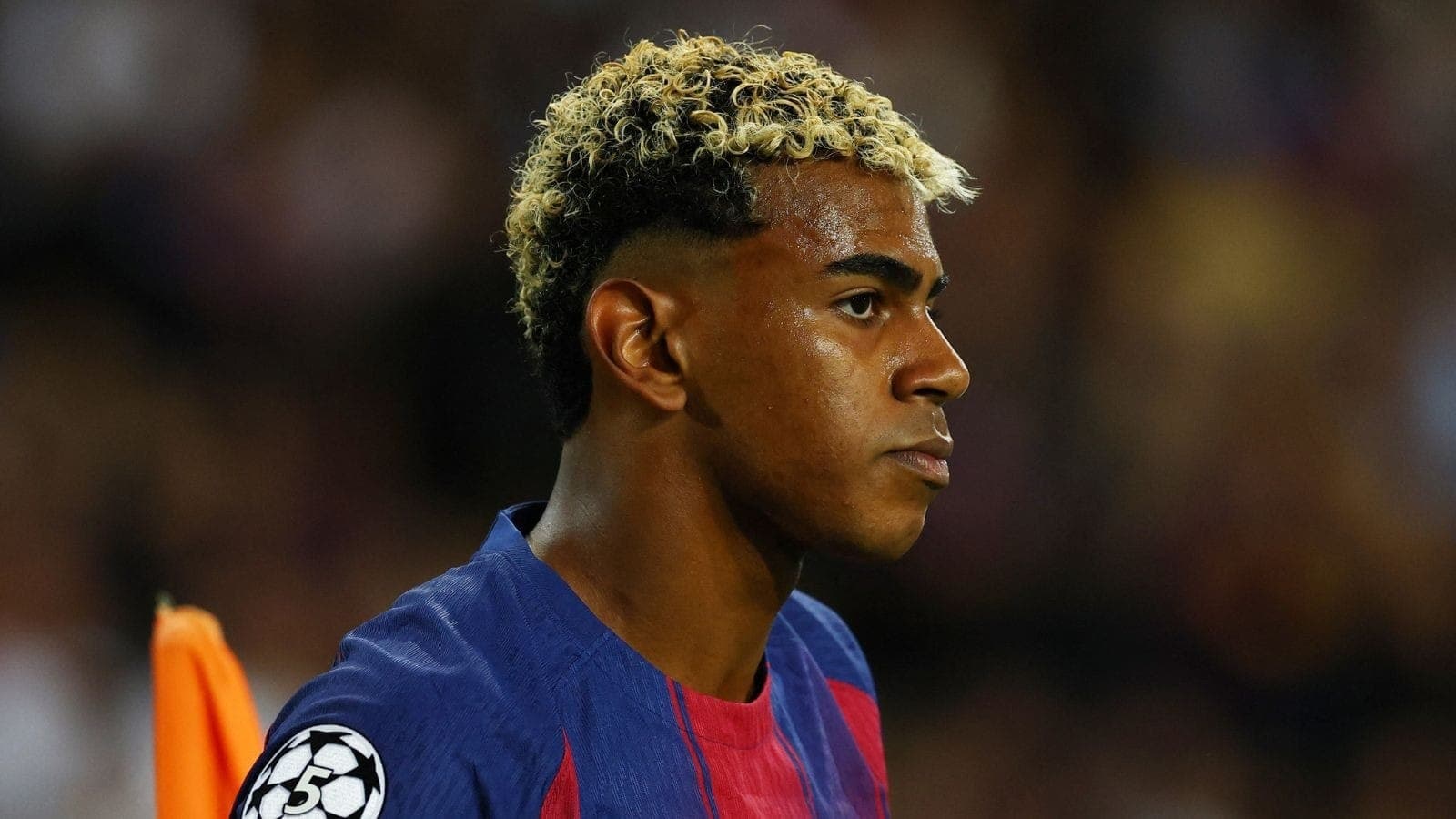 Lamine Yamal, atacante do Barcelona