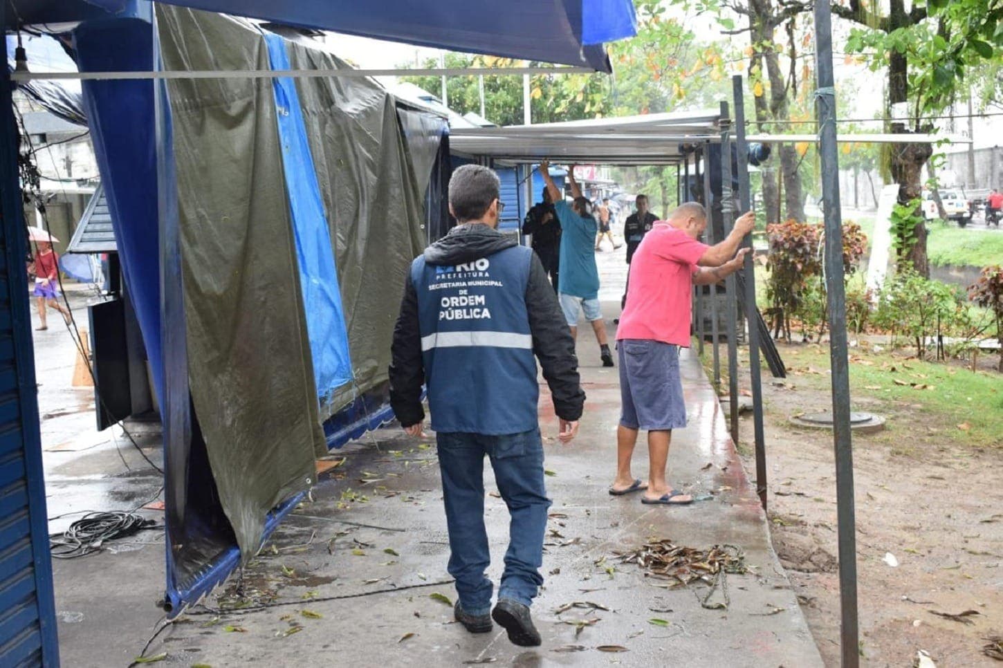 A ação mobilizou 40 agentes 
