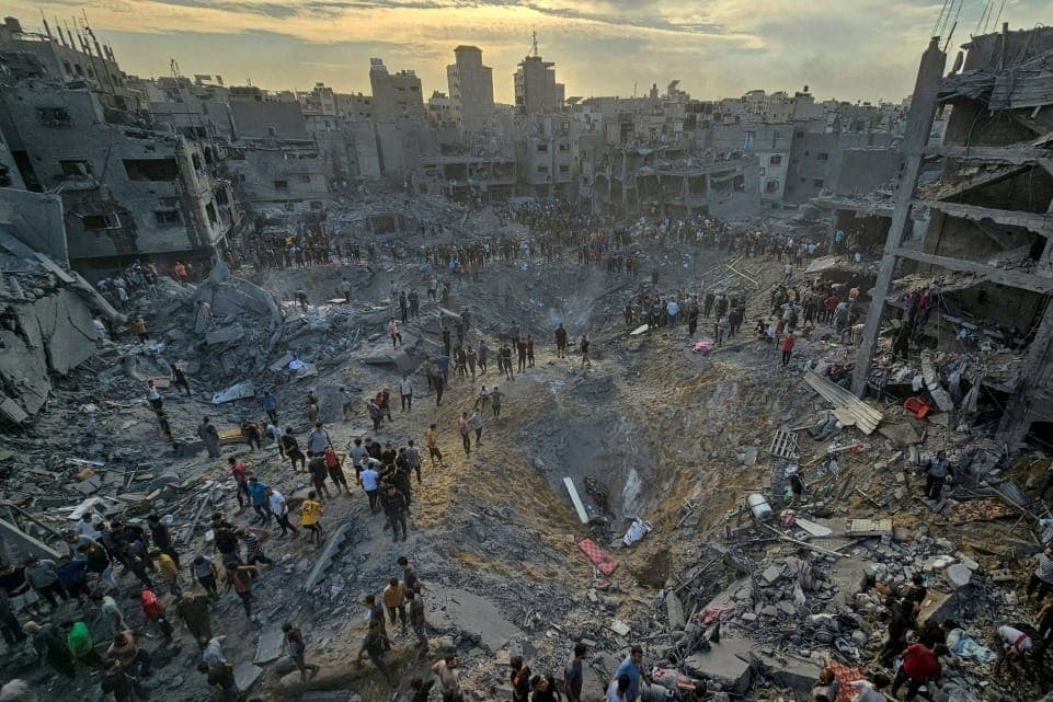 Destruição na Palestina