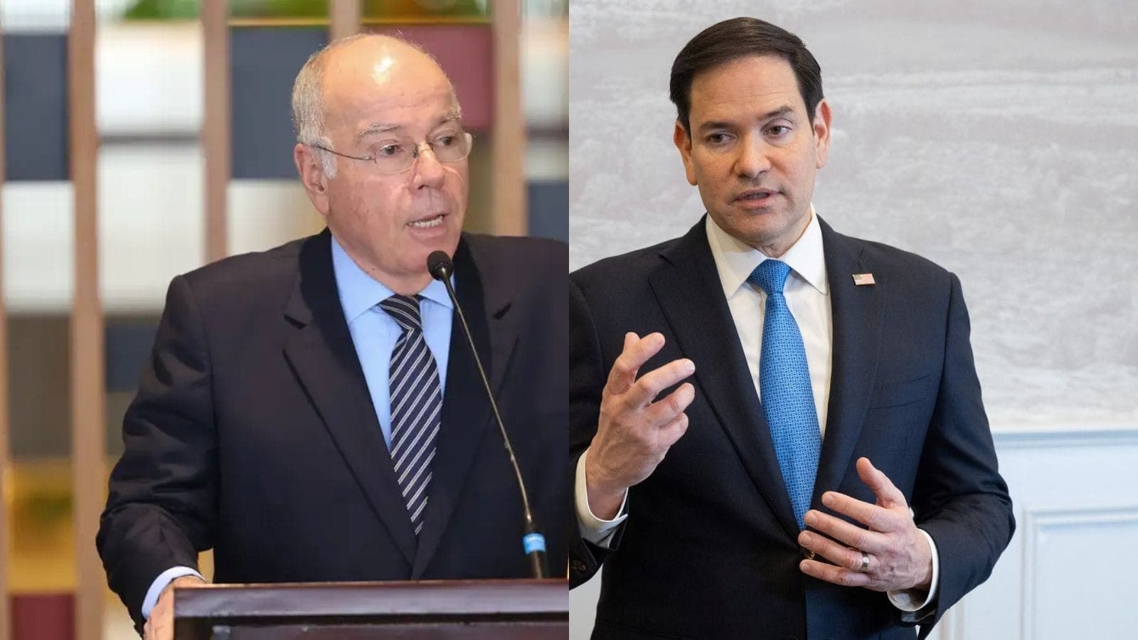 Mauro Vieira e Marco Rubio