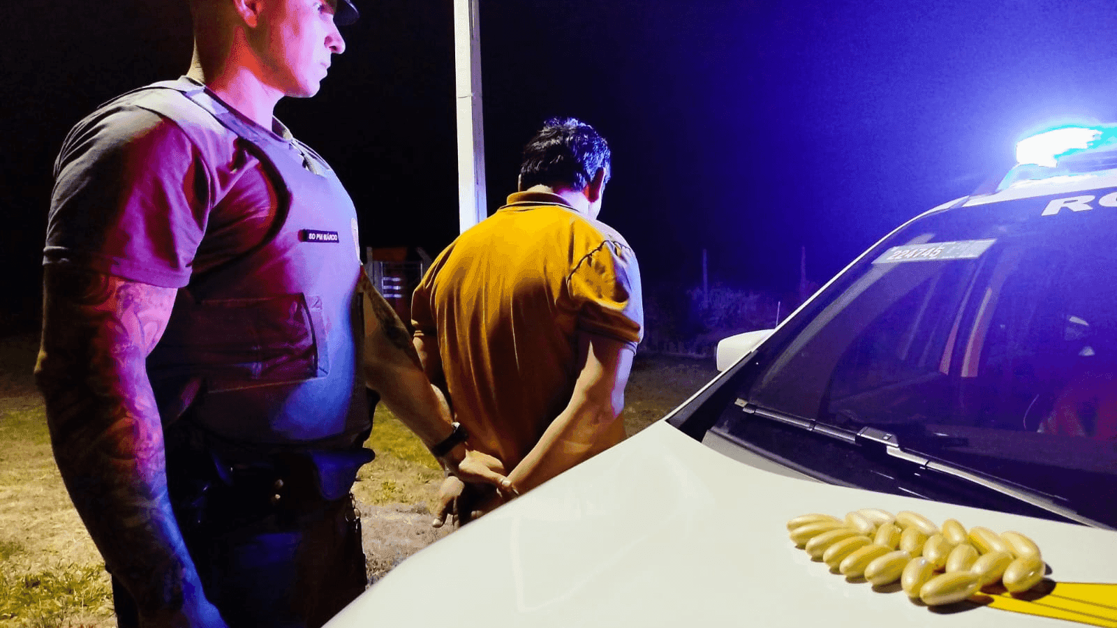 A abordagem aconteceu na Rodovia Marechal Rondon
