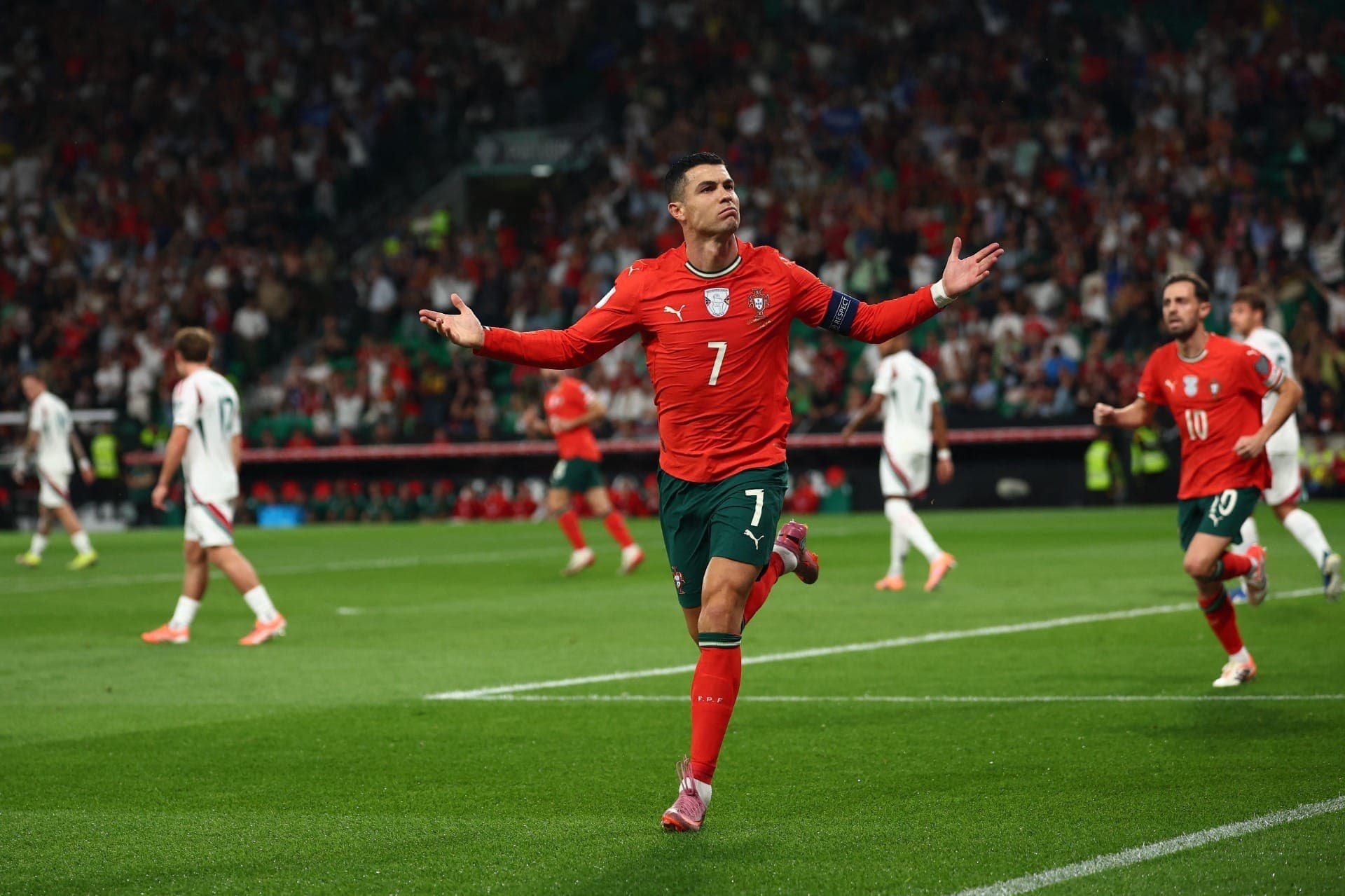 Cristiano Ronaldo fez 2 gols