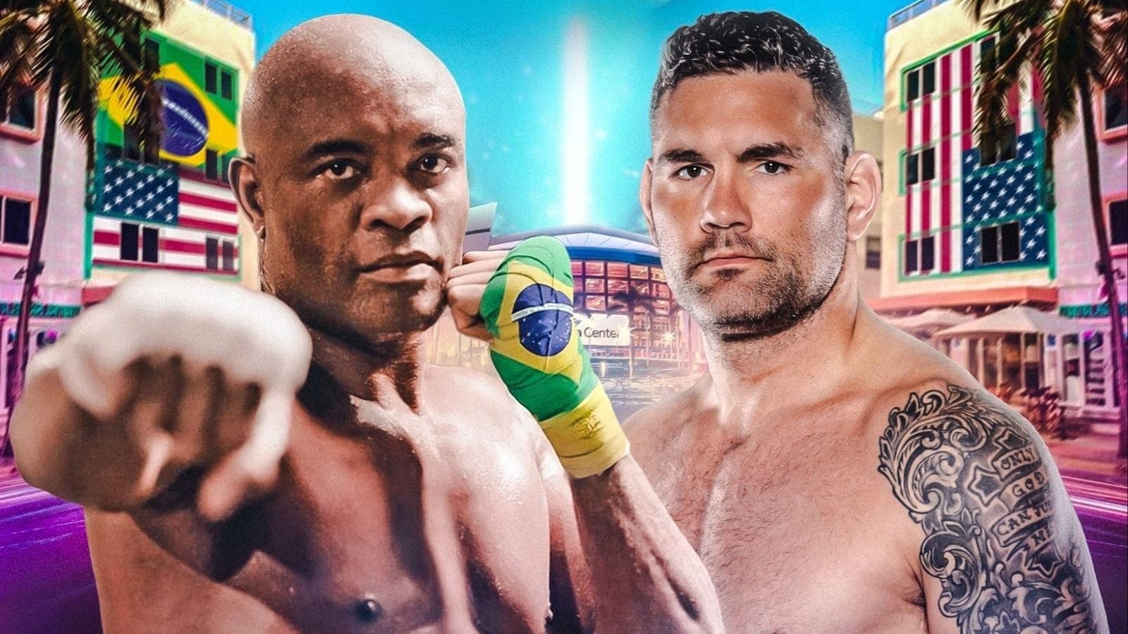 Anderson Silva e Chris Weidman
