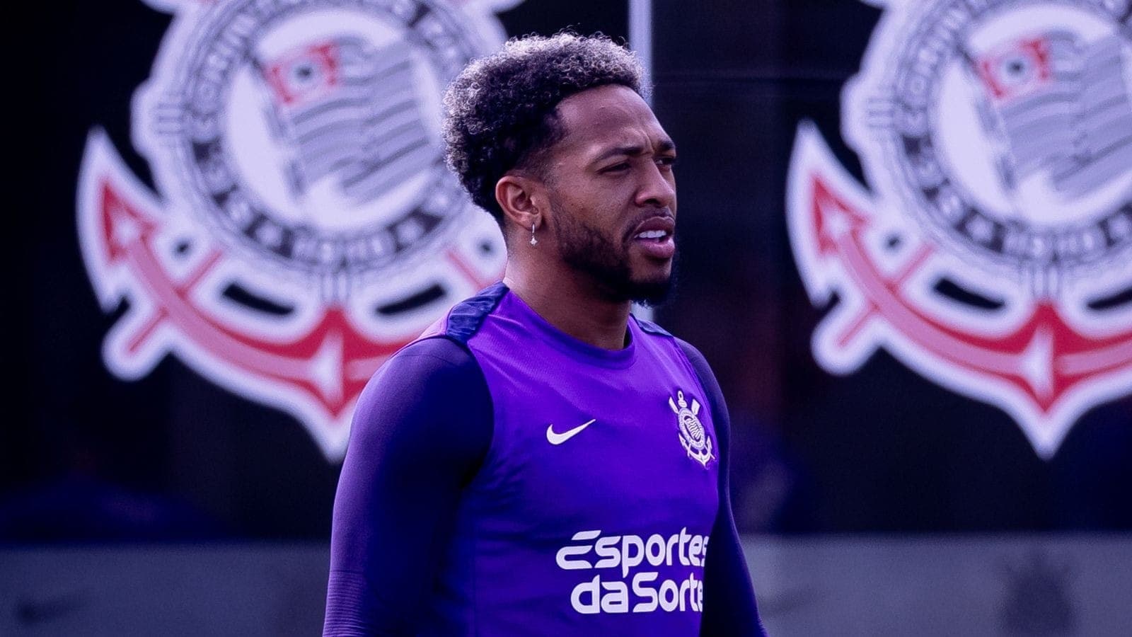 José Martínez em treino do Corinthians