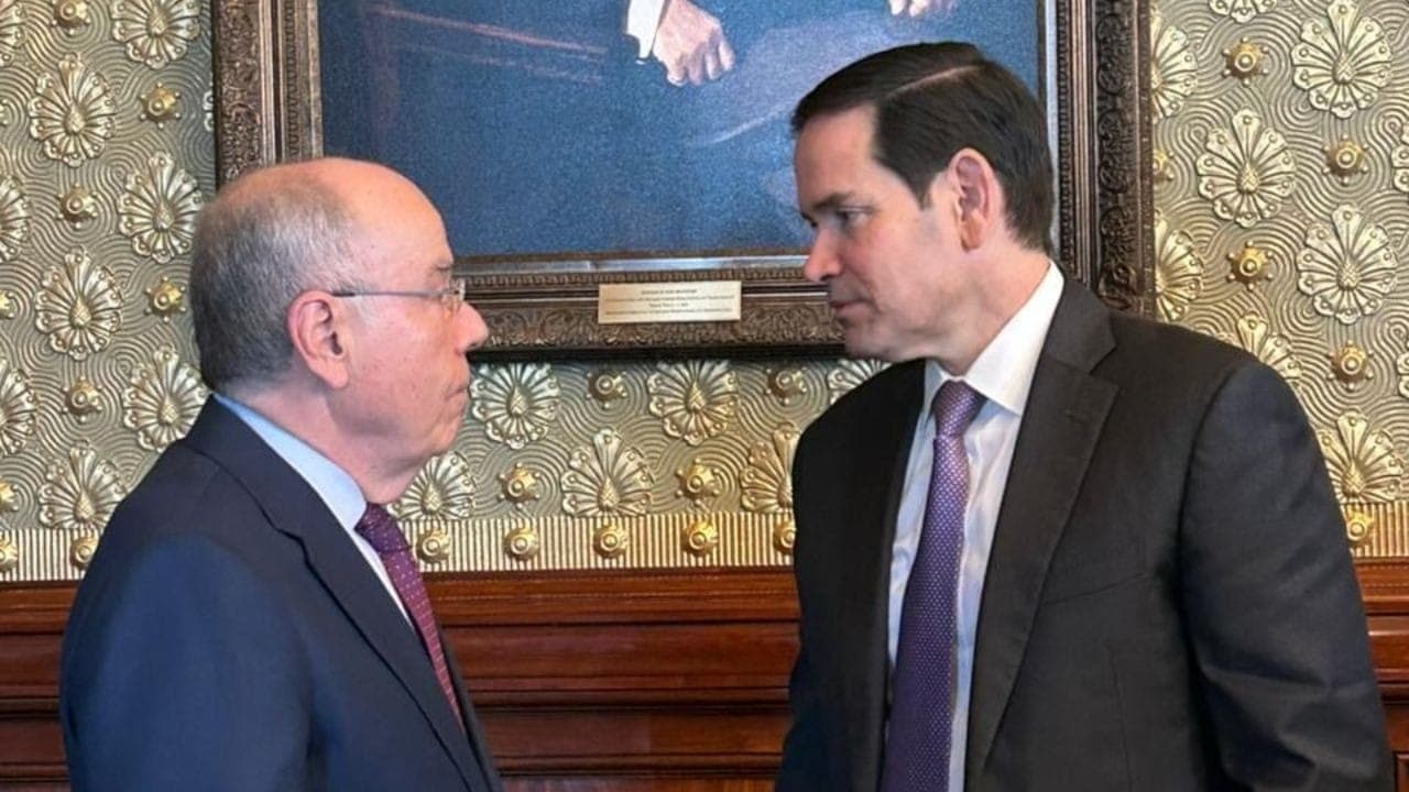 Mauro Vieira e Marco Rubio em encontro